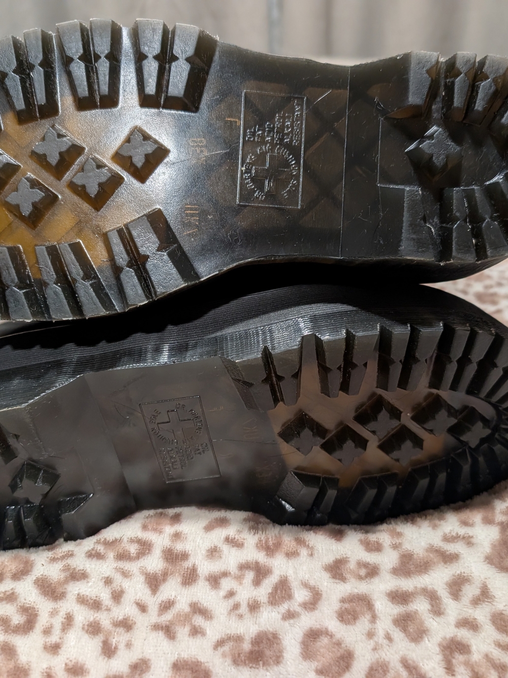 Dr. Martens Jadon Max Black Patent Platform Lace-Up Boots with Yellow Accents - Picture 6 of 7
